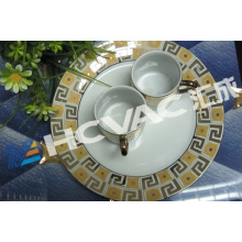 Ceramic Dishes Gold Vacuum Coating Machine, PVD Coating Machine for Ceramic